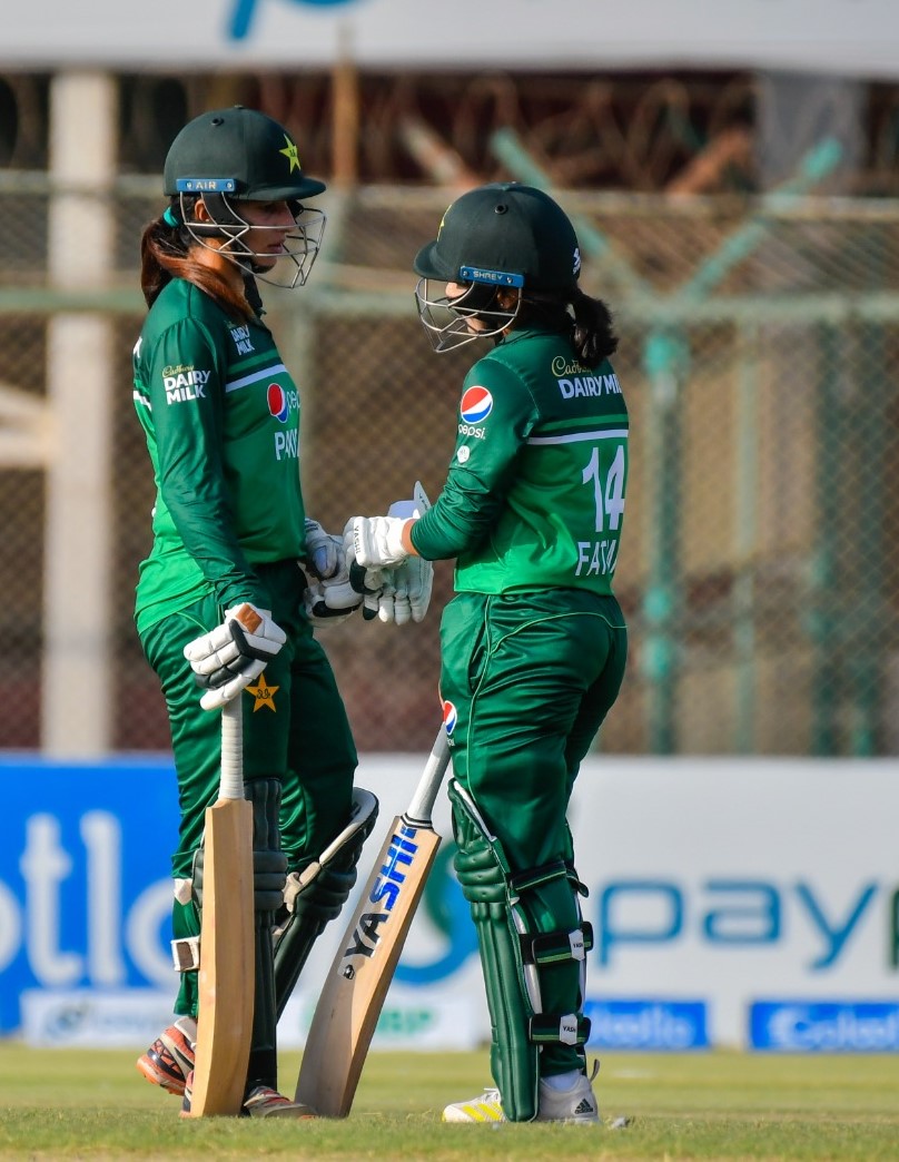 TheRealPCB's tweet image. Excellent partnership between @imfatimasana and @aliya_riaz37 🤝

They have now created the record for the highest seventh-wicket stand in ODIs for Pakistan 🏏

#PAKWvSAW | #BackOurGirls