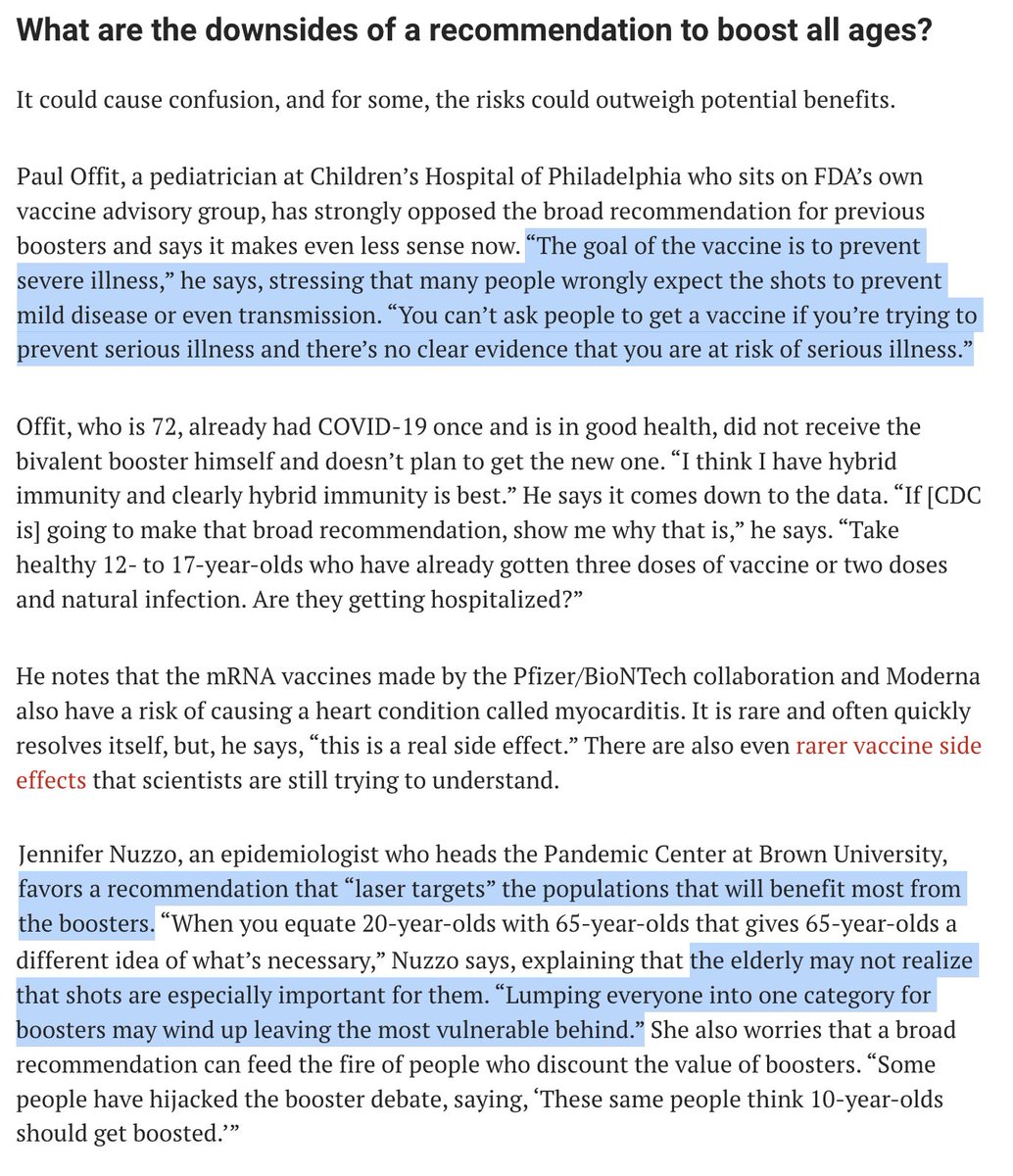 celinegounder's tweet photo. 1/ Should I get a COVID-19 booster?
Scientists continue to debate the pluses and minuses of extra doses of vaccine
by @ScienceMagazine's @sciencecohen
I very much agree with @DrPaulOffit, @JenniferNuzzo & John Moore's take: https://t.co/c3AKvdhhK9