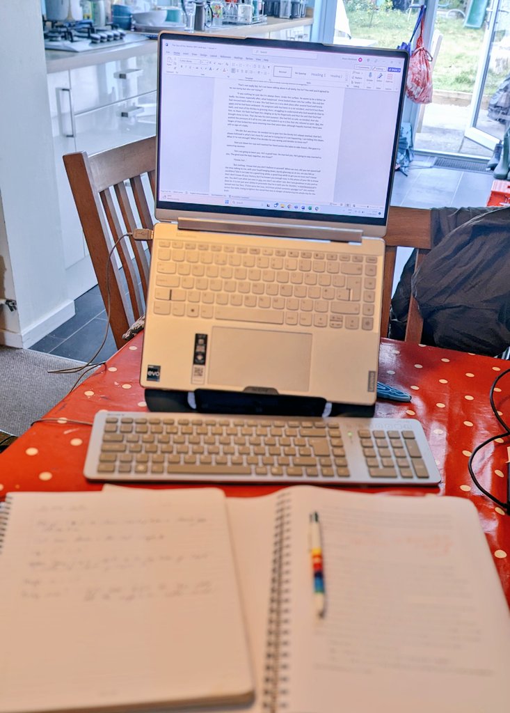 AlisonStockham's tweet photo. OK. #BookThree #StructuralEdits let's go!

It's all red pen and notes today!
#novel #IAmWriting #WritingCommunity #books #BookTwitter #booktwt #editing #writingprocess https://t.co/inKZsyaLfT