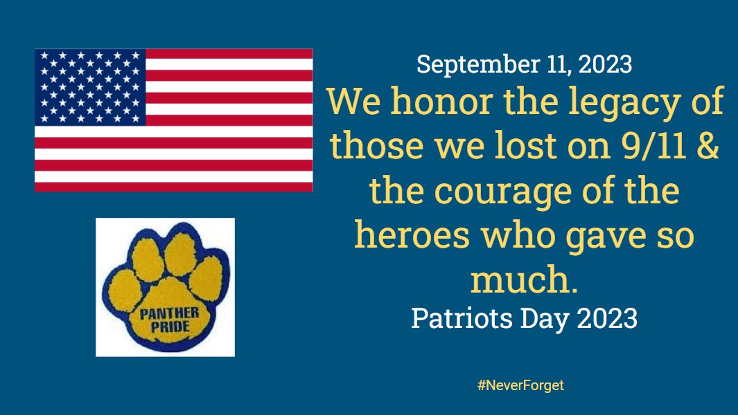 Today we honor and remember all those impacted by the events of 9/11. May their legacies continue to be a source of strength and determination for all of us. #NeverForget