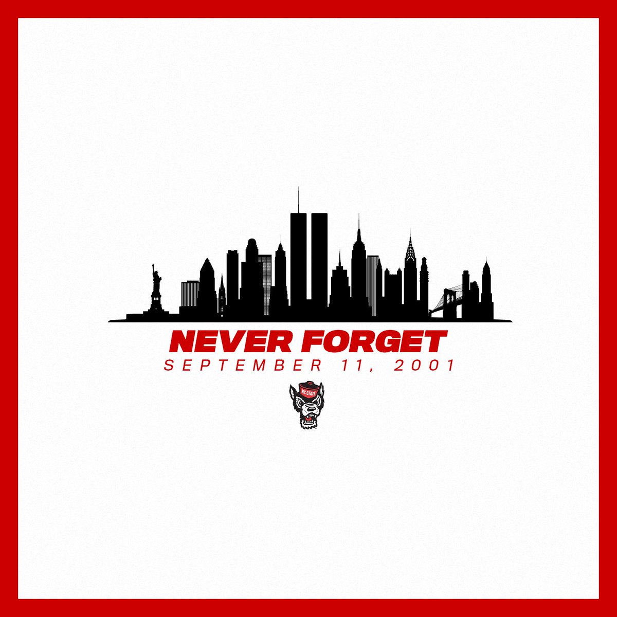 PackAthletics's tweet image. Always Remember. Never Forget 🇺🇸