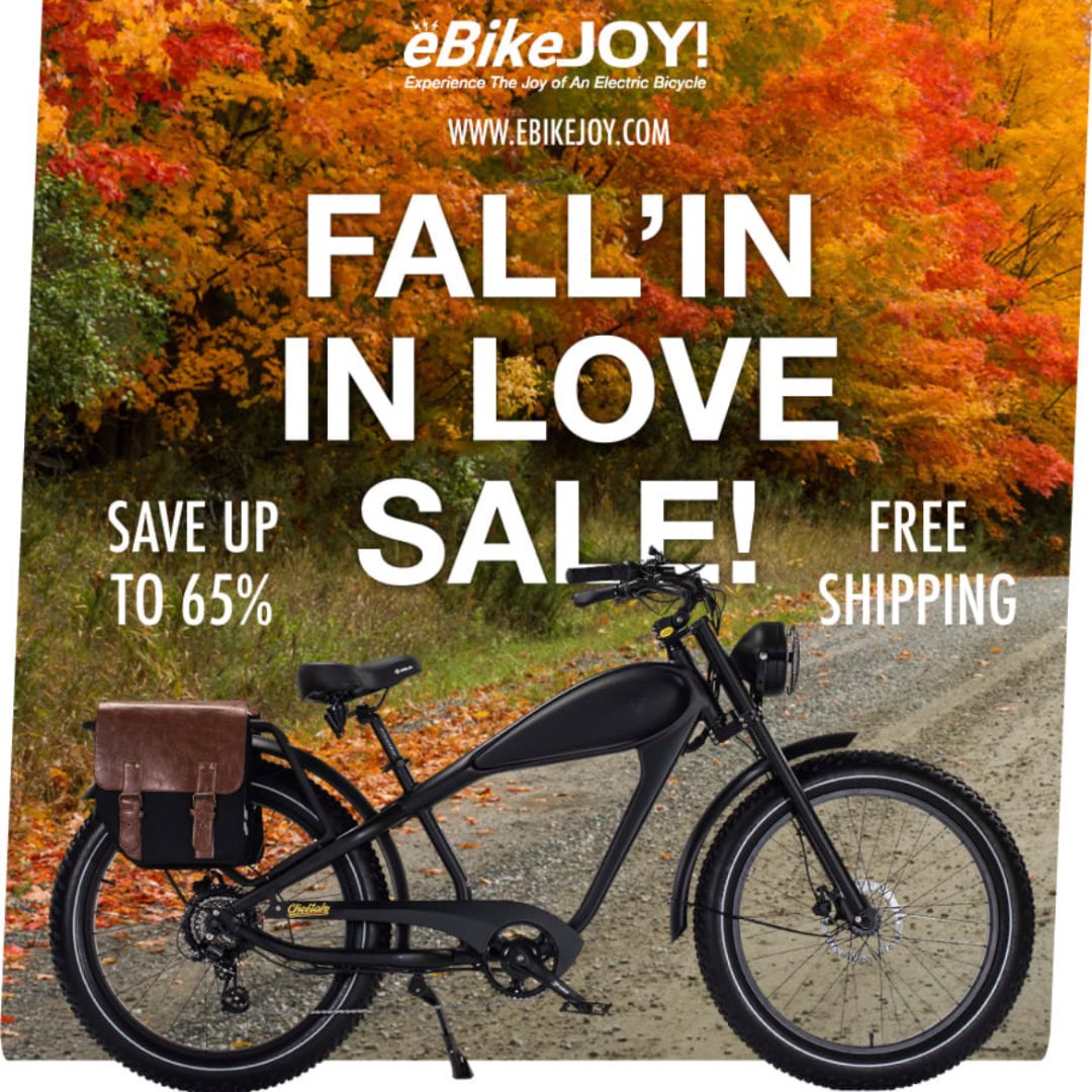 eBikeJOY's tweet photo. 🤩Don't miss the chance to save big during our annual eBikeJOY! Fall'In In Love Sale. Get going for amazing savings! We're offering an extra discounts on selected brand models. With free &amp; fast shipping, no sales tax it's an offer too good to pass up.

🌐 https://t.co/FxnaRQxBEV https://t.co/dQyOD5qoSs