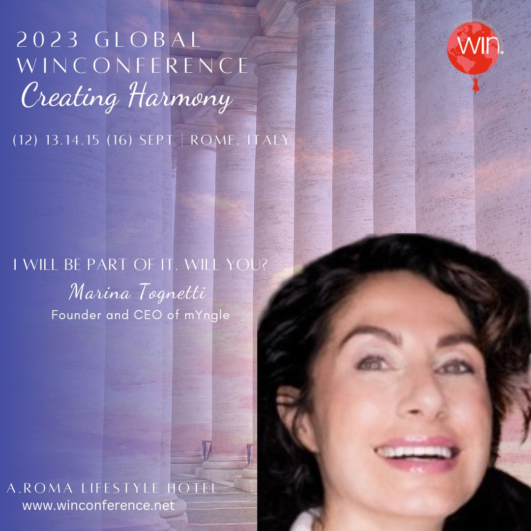 We are thrilled to share that our esteemed CEO, Marina Tognetti, has been selected as one of the distinguished speakers at the highly anticipated 2023 @WINConference!🙌

Mark your calendars and don't miss out!

📍 Thursday, September 14th | A.Roma Lifestyle Hotel