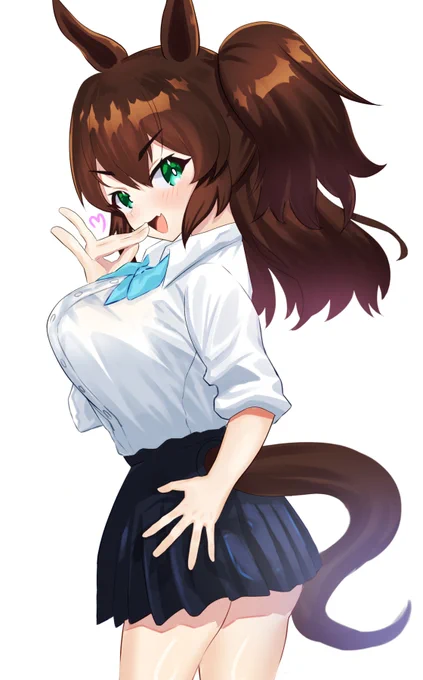 髪の毛下ろしたJKイナリ～#ウマ娘 #イナリワン 