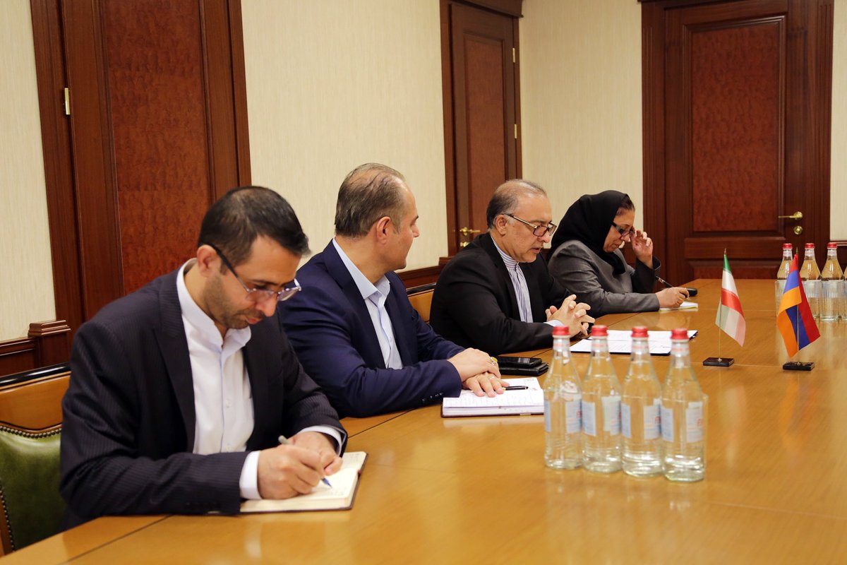 srcarmenia's tweet photo. SRC Chairman Rustam Badasyan received newly-appointed Ambassador Extraordinary and Plenipotentiary of Iran to Armenia Mehdi Sobhani and emphasized the significance of fostering bilateral relations between 🇦🇲and🇮🇷, particularly customs and tax authorities.

https://t.co/g2v2TEu9bT https://t.co/OCts9U6aqC