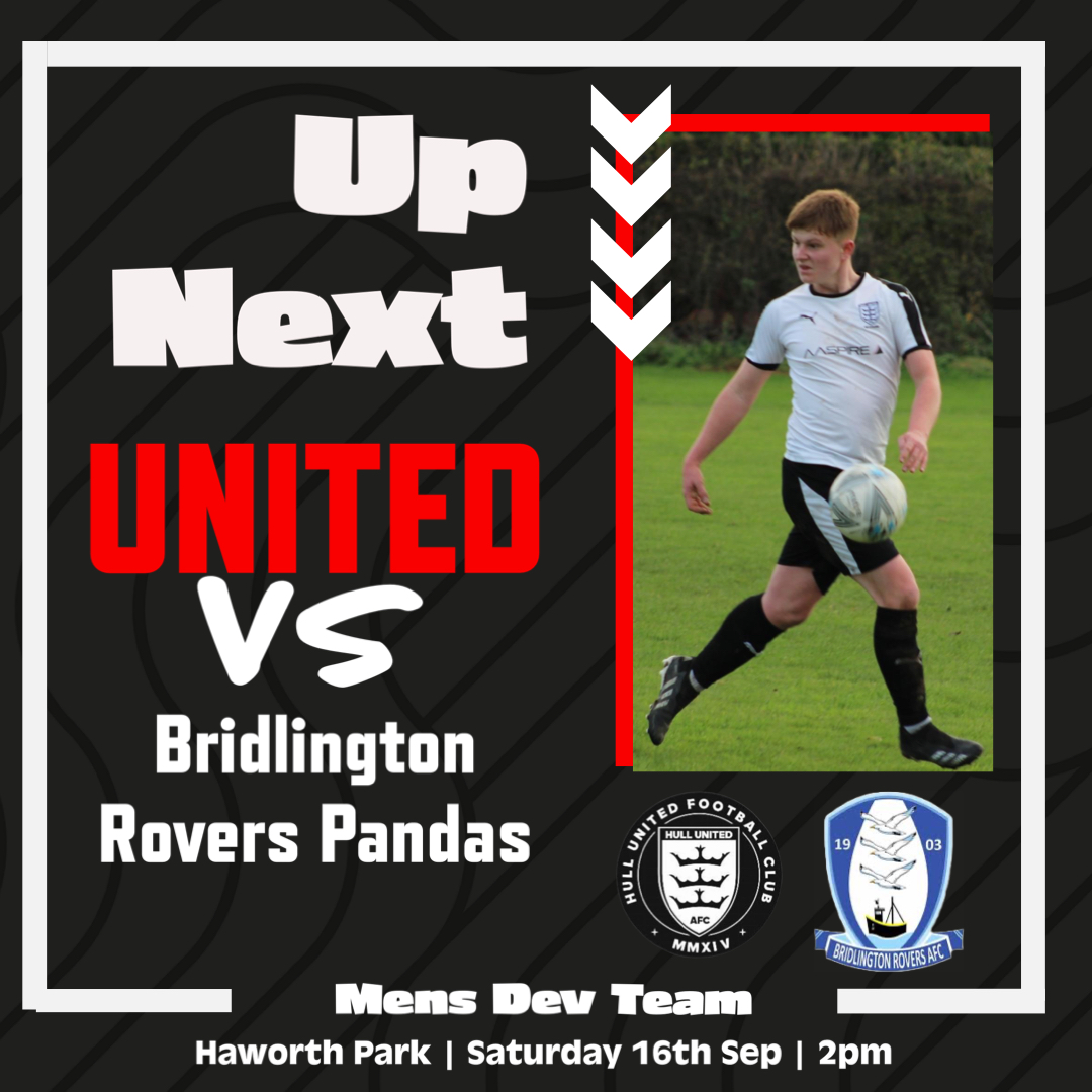 Mens Team’s

Double header both teams at home 

First Team 
🗓️ Saturday 16th Sept
⏰ 2pm 
🏟️ Haworth Park 
🆚 East Riding Rangers

Dev Team 
🗓️ Saturday 16th Sept
⏰ 2pm
🏟️ Haworth Park
🆚 Brid Rovers Pandas 

🎟️ Pay what you want, pay what you think it’s worth.