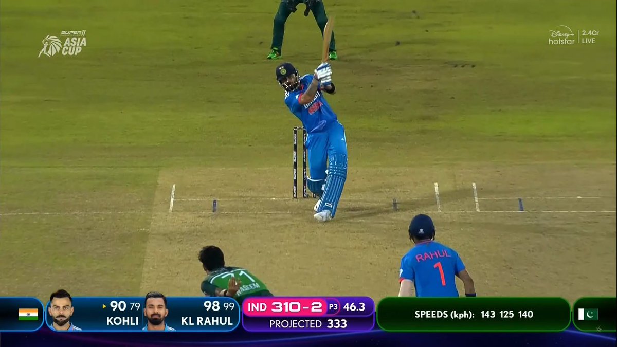 Deja vu ... 

What a six by King Kohli against Naseem Shah. Replica of #T20WC2022 Against Haris Rouf 🔥

#ViratKohli #Rahul #KLRahul #KingKohli #Colombo #AsiaCup2023 #AsiaCup #AsiaCup23 #IndiavsPak #INDvPAK #PAKvIND #PakvsIndia #cricket