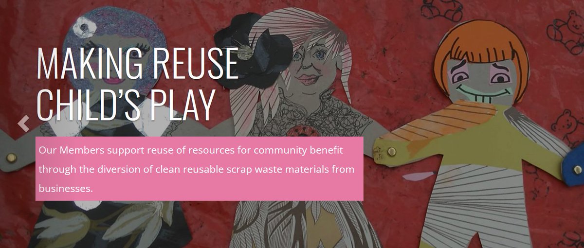 Did you know there are lots of wonderful creative scrap stores around the UK?
A fabulous resource for the community and it keeps lots of useful, creative stuff from going to waste.

Find one (hopefully) nearby to you here via <a href="/ReusefulUK/">Reuseful UK</a> directory 
reusefuluk.org/scrapstores-di…