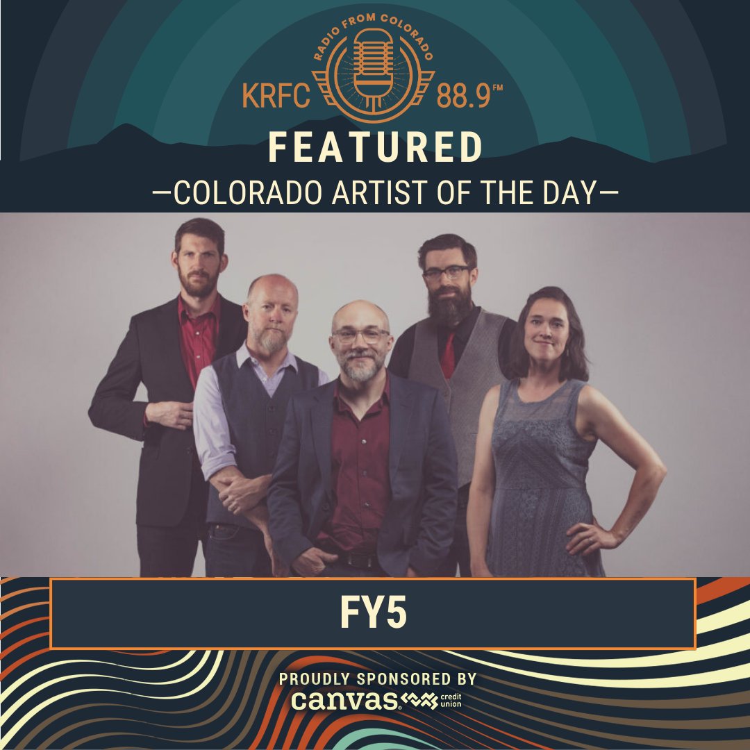 KRFC 88.9 FM (@krfcfm) on Twitter photo Today’s Colorado Artist of the Day is FY5!
Colorado Artist of the Day is proudly sponsored by <a href="/canvasfamily/">Canvas Credit Union</a> helping Coloradans afford life.
#radio #krfcfm #internetradio #coloradoartist #coloradomusic #artistoftheday #fortcollinsmusic #FY5 Today’s Colorado Artist of the Day is FY5!
Colorado Artist of the Day is proudly sponsored by <a href="/canvasfamily/">Canvas Credit Union</a> helping Coloradans afford life.
#radio #krfcfm #internetradio #coloradoartist #coloradomusic #artistoftheday #fortcollinsmusic #FY5