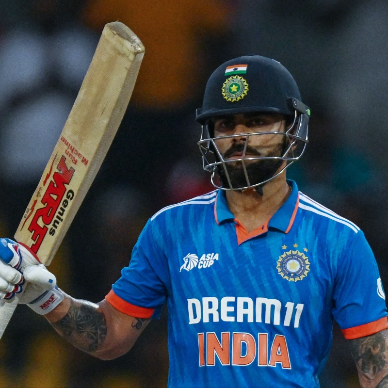 ICC's tweet photo. Another day, another record for Virat Kohli 👏

#AsiaCup2023 | #PAKvIND