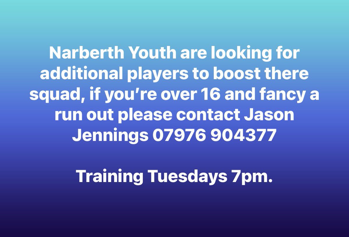 Narberth Otters RFC (@narberth_rfc) on Twitter photo 