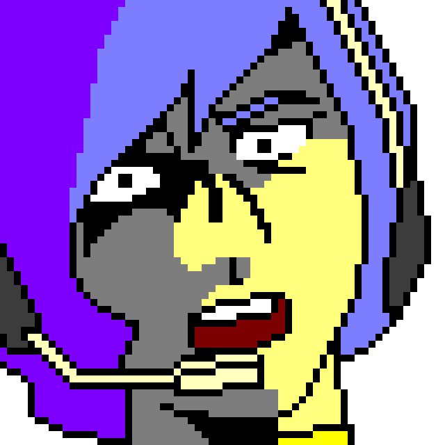 loderunner9882's tweet image. 「謀ったな！！」のガルマ

誰かに謀られた時に使って下さい
#ドット絵 #pixelart #ガンダム