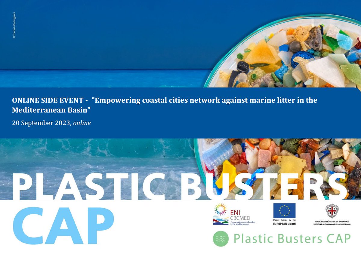 📢 Happening this wednesday!
📆 20 Sep, online
🍃 Join the workshop '#Empowering #Coastal Cities Network Against #Marine #Litter In The #Mediterranean Basin'
🎯 The workshop will be held back-to-back with the @PlasticBusters side event 🌊
Info and agenda 👉bluemissionmed.eu/empowering-coa…