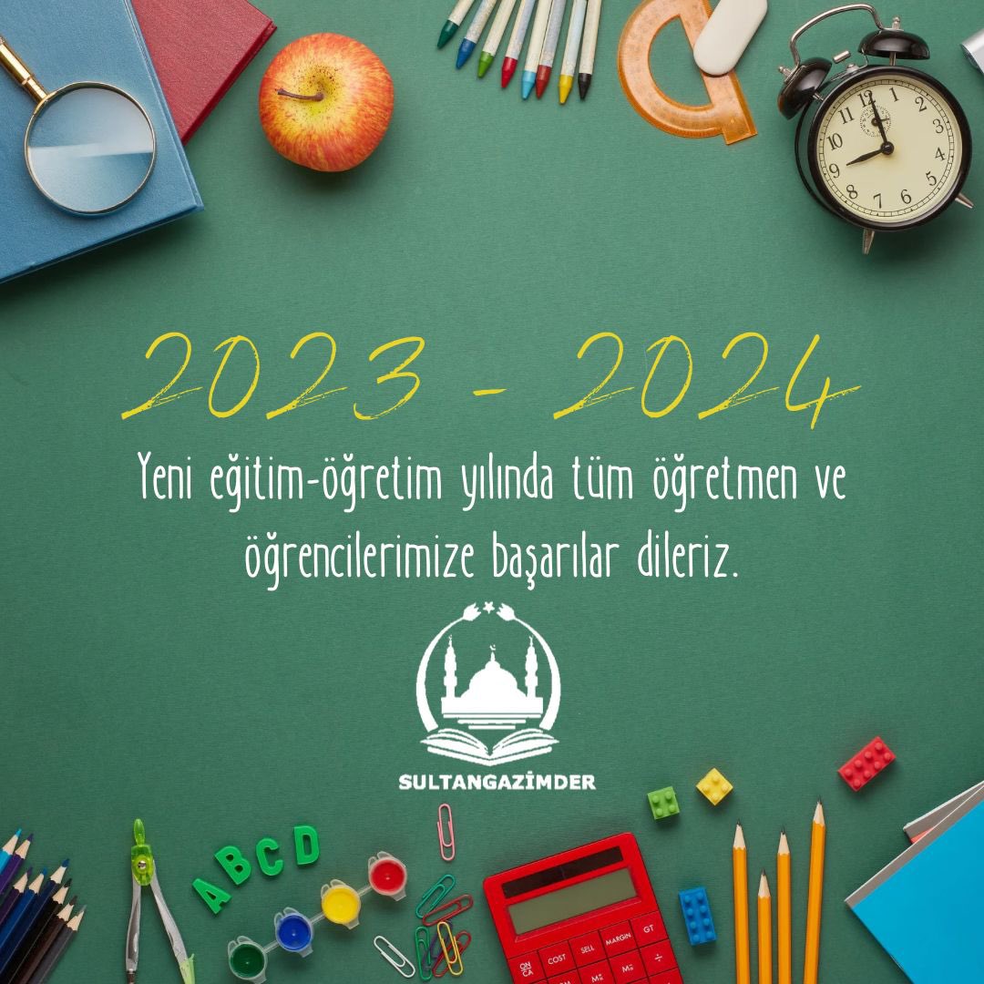 ✨Yeni eğitim-öğretim yılı hayırlı olsun.✨

#EğitimÖğretim