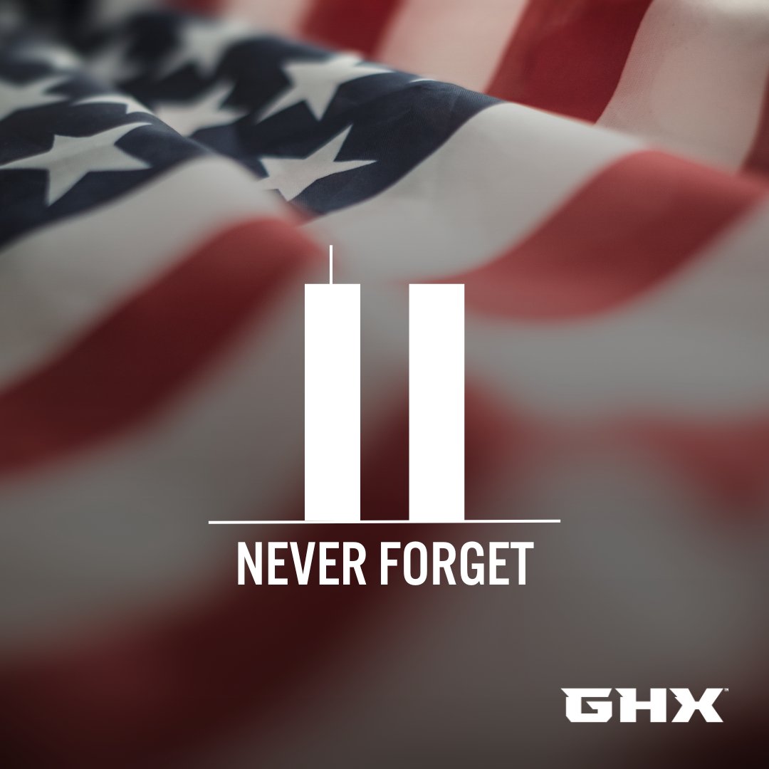 Never Forget. Today we remember all of those who lost their lives in the attacks on September 11, 2001.