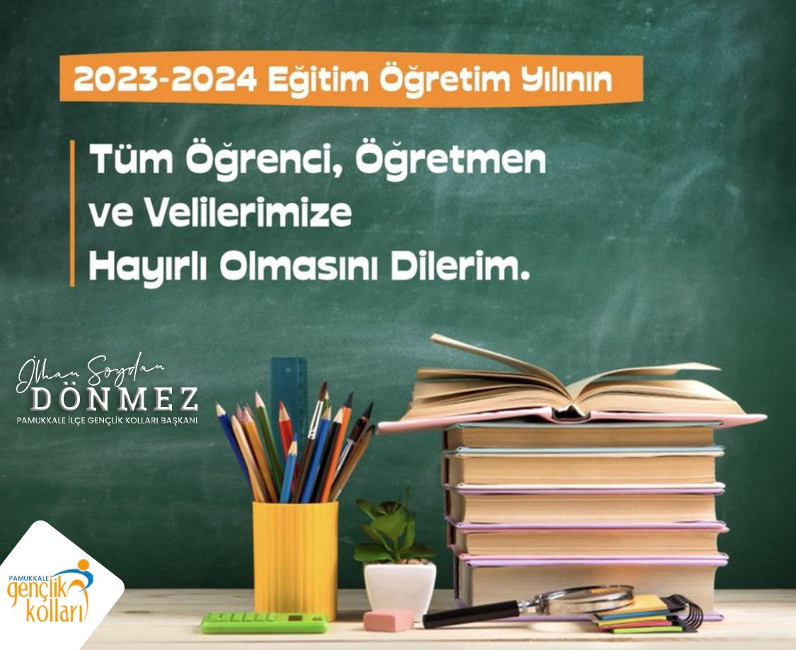 📌2023-2024 Yeni eğitim-öğretim yılı bütün öğrencilerimiz ve kıymetli öğretmenlerimiz için hayırlı olsun.