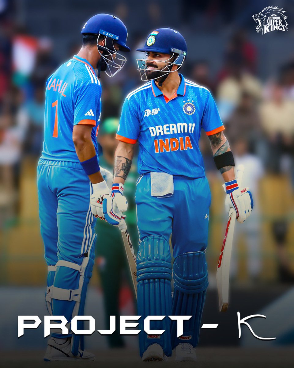 ChennaiIPL's tweet photo. Full marks for the duo! 💯🥳

#Whistle4Blue #AsiaCup #INDvPAK 🇮🇳
@imVkohli @klrahul https://t.co/OGPtgxOQmV