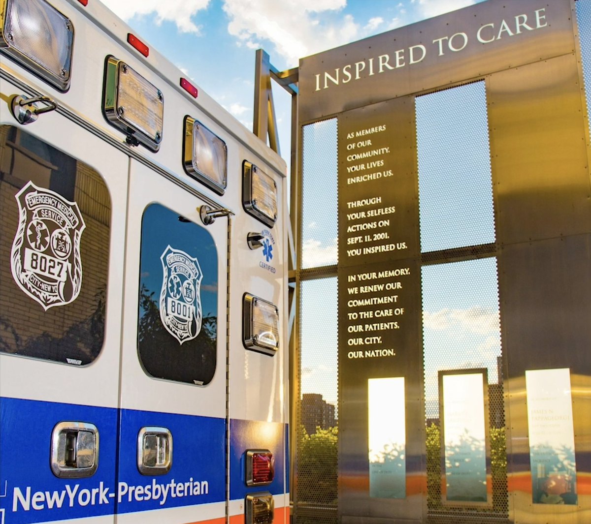 NYP in Your Community (@nypcommunity) on Twitter photo Today, we remember the tragic events of 9/11 and honor the nearly 3,000 people who died 22 years ago, including two of our own, paramedic Keith Fairben and EMT Mario Santoro. That day and each day since we've been united in our vow to #NeverForget911. <a href="/ColumbiaMed/">Columbia Medicine</a>, <a href="/WeillCornell/">Weill Cornell Medicine</a> Today, we remember the tragic events of 9/11 and honor the nearly 3,000 people who died 22 years ago, including two of our own, paramedic Keith Fairben and EMT Mario Santoro. That day and each day since we've been united in our vow to #NeverForget911. <a href="/ColumbiaMed/">Columbia Medicine</a>, <a href="/WeillCornell/">Weill Cornell Medicine</a>