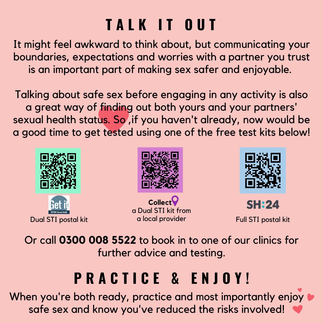HertsSexualHlth's tweet photo. It’s officially #SexualHealthWeek2023!
Let’s start the week off with a few tips on Safe Sex.
#SHW23 #SafeSex #Playingitsafe https://t.co/kSeXE31v7Y