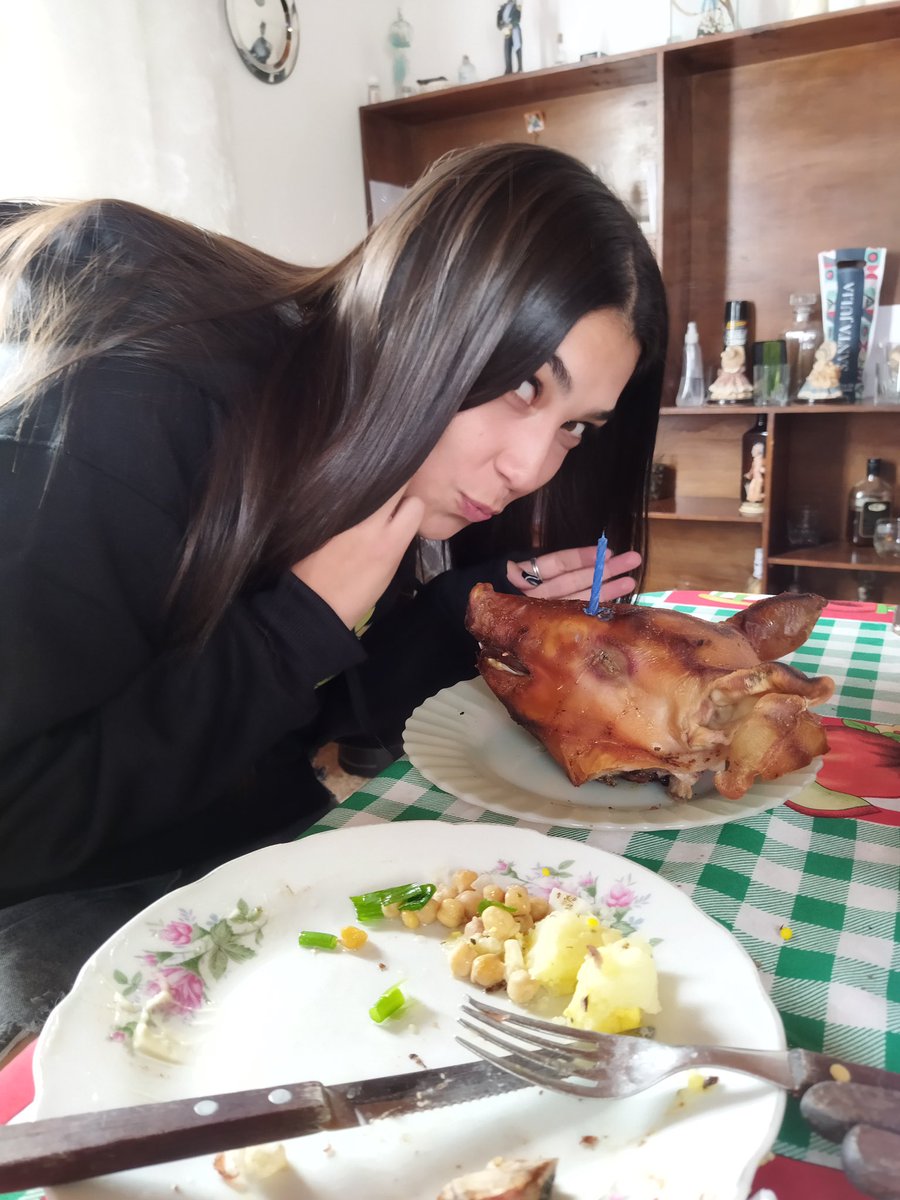 GimeGomez7's tweet photo. Cómo olvidar el día en que mi amiga sopló las velas en la CABEZA DE UN LECHÓN, alto cumple https://t.co/81ZKdM7k6C