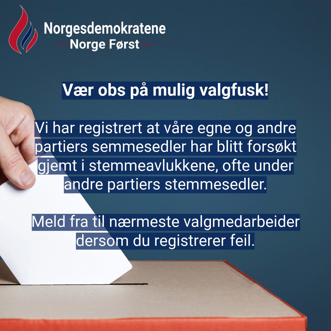 Demokratene i Norge tweet media