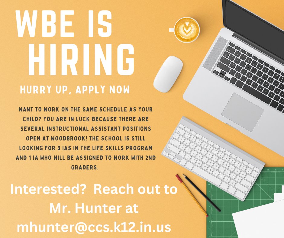 Want to work at Woodbrook???