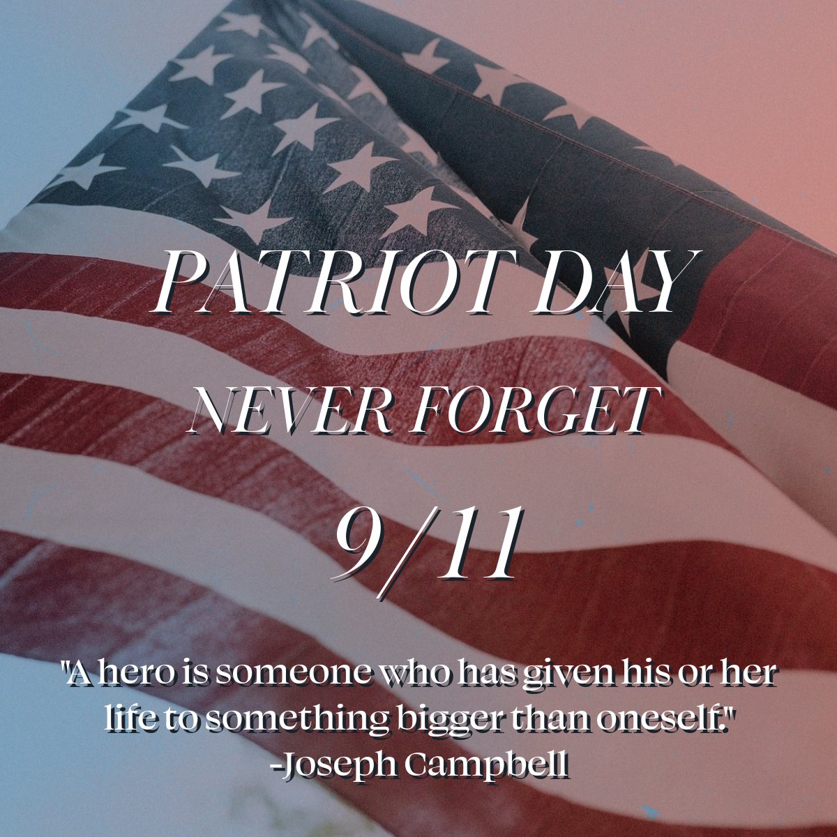 “Honoring the heroes who stand tall." 
Let us take a moment and recall the selfless contribution of those extraordinary lives to the nation, whose unconditional efforts and sacrifice have brought and continue to bring success. 
 
#PatriotsDay #NeverForget #StrengthInUnity #Heros