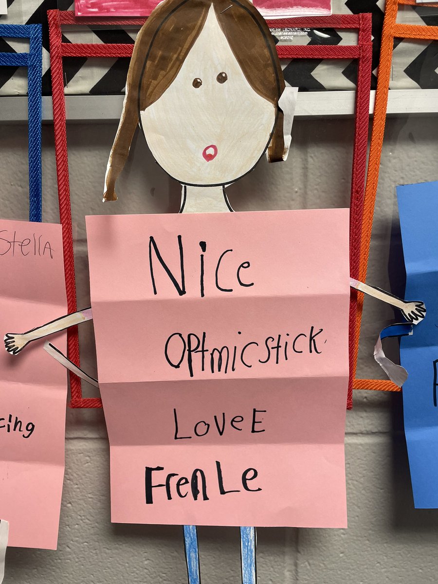 krislitzjohnson's tweet photo. Our @HumbleISD_WHE 2nd graders know themselves well and have a positive outlook! #great8skills #optimisticthinking 🧠 💡 ❤️ https://t.co/R50uWOaDB8
