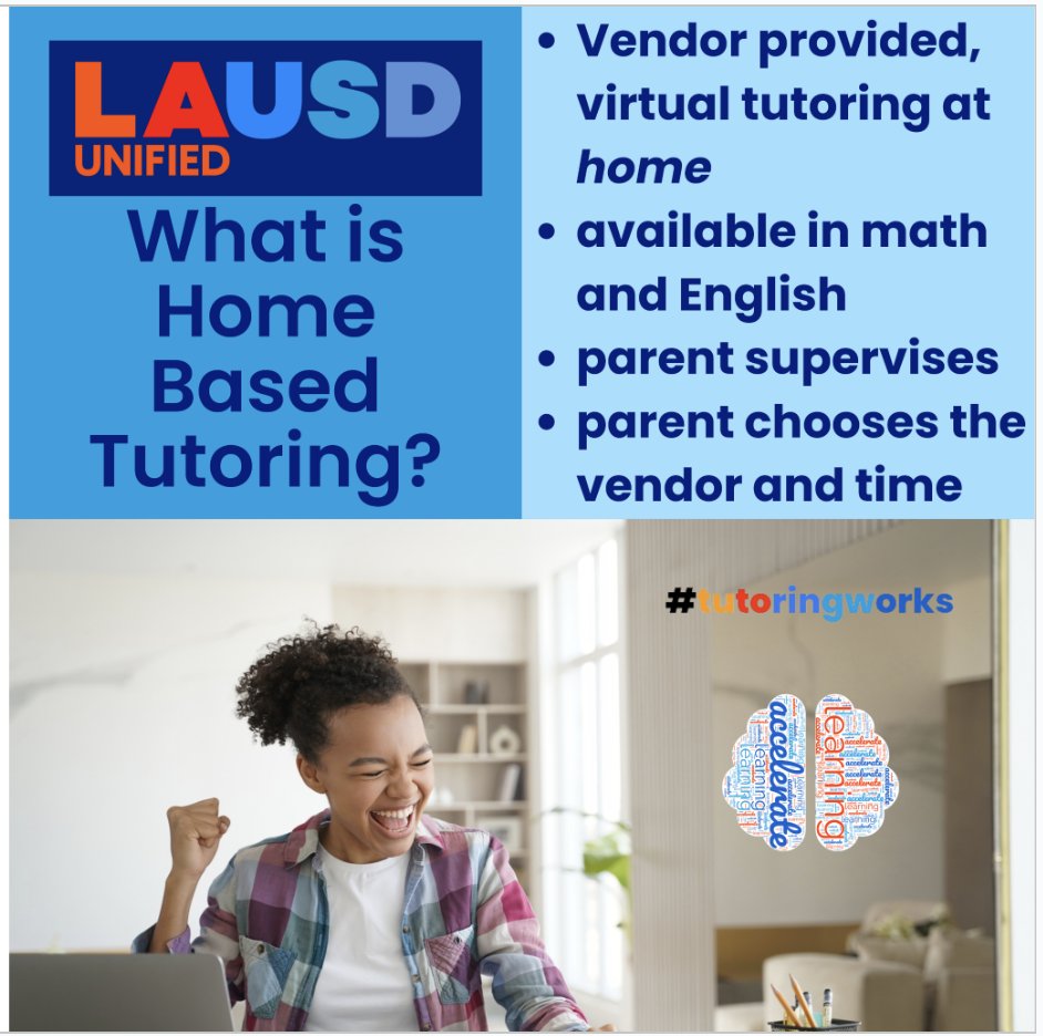 LAUSD_Achieve's tweet photo. #tutoringworks
#acceleratelearning
#acceleratesuccess
@LASchools https://t.co/dBCJcNMV0S