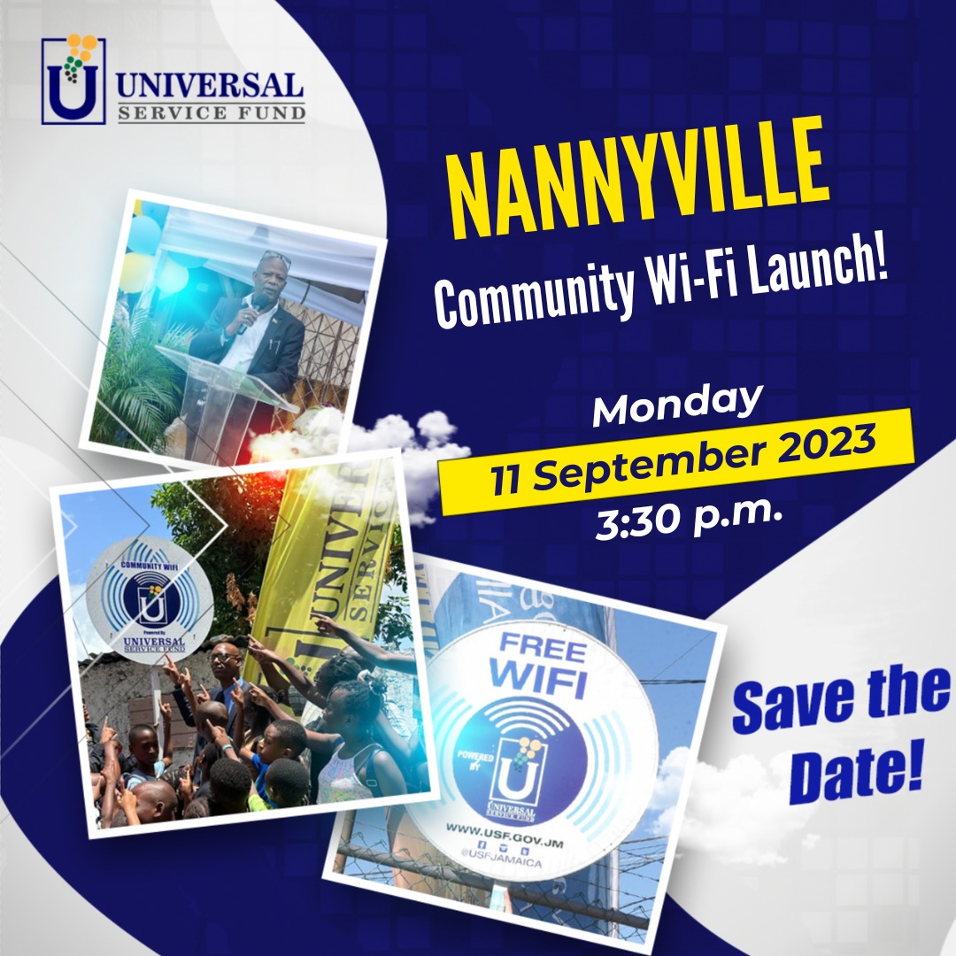 Join #TeamUSF later in Nannyville for their Community Wi-Fi Launch! Tune in on Facebook and YouTube @Universal Service Fund to watch the live stream. #UniversalServiceFund #CommunityWifiLaunch #InternetAccessForAll