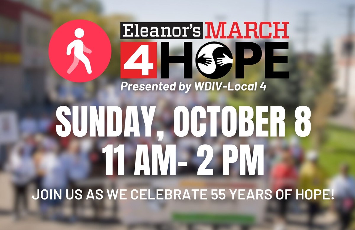 Focus_HOPE's tweet photo. 55 years is no small task! 

Eleanor's March 4 HOPE is back at Focus: HOPE Sunday, October 8 starting at 11 am at 1550 Oakman Blvd. Will you join us in celebration? Register now! https://t.co/6fn9cYIsSQ #FHTurns55 #HOPE55 #FocusHOPE #MetroDetroit #Detroit https://t.co/R5jaAK9S0I