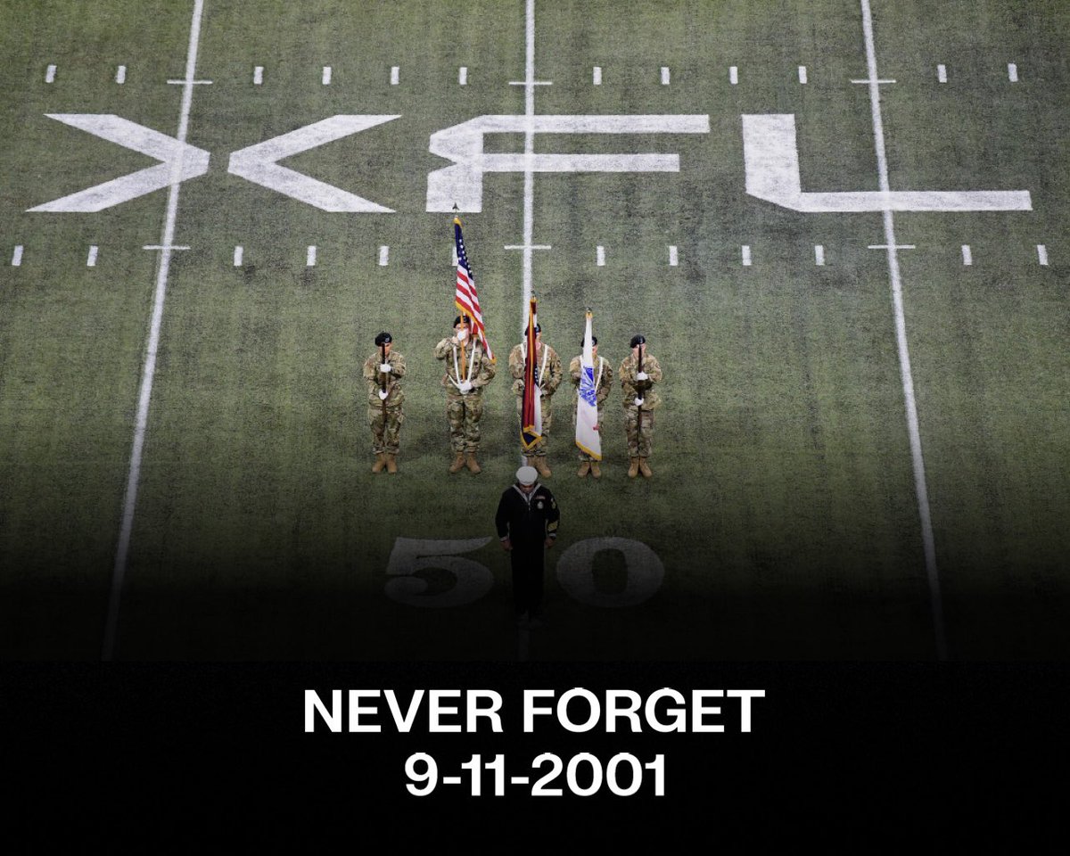 A day to reflect, in honor and humility. #NeverForget
