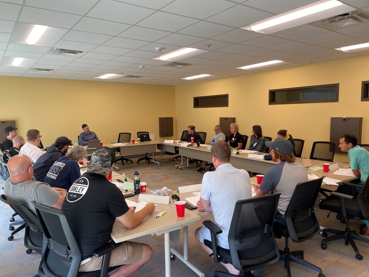 IAMW3Center's tweet photo. Instructor @pyne_matt visited New Brunswick and Nova Scotia the week of July 23 for field steward training, with Locals 835, 1763, 2418, and 2797 in attendance. The New Brunswick group was visited by IAM Member and @CanadianLabour rep Serge Landry and GLR Matt Barnable. https://t.co/65JXQSgOar