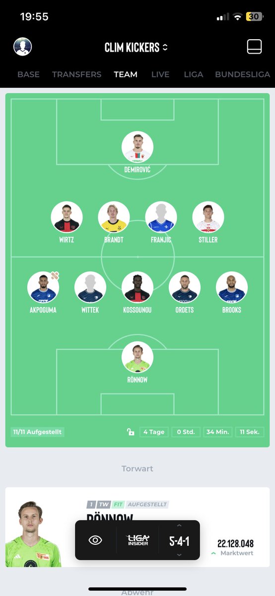 mikonidddd's tweet photo. Frage an die KICKBASE Experten
Kein Geld mehr, Sane und Grimaldo auf dem Markt, was tun? https://t.co/FIXkEmqxQ2
