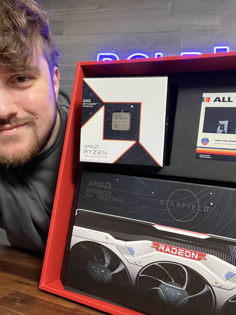 🚀BIFFLE x @AMD STARFIELD Giveaway🚀

To Enter: Follow + Retweet ✅

AMD created 500 Limited Edition Starfield Radeon™ RX 7900 XTX and Ryzen™ 7 7800X3D processor gift packs and partnered with me to give one away!
#AMDPartner #SponsoredByAMD #GameOnAMD @StarfieldGame