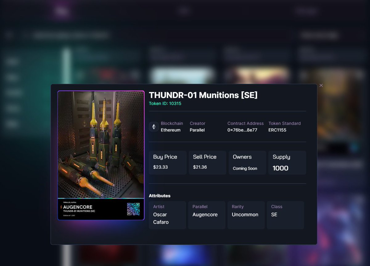 On Souq, you can instantly sell // cards with gas as low as $0.10 per card on bulk transactions (10+ cards) 🤯

Cards often go even higher than Opensea listings👀

Here's some examples for curious // sellers👇

1. Progenitor Pod
Opensea Listing: $112.56
Souq's Instant Selling