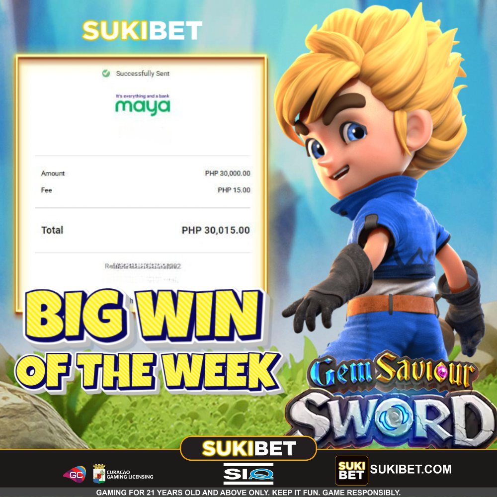 SukiBet's tweet photo. 🎉 BIG WIN OF THE WEEK 🎉

Mapapa WOW ka nalang talaga sa ating lucky BIG WIN this week 🔥🔥

PLAY NOW at baka ikaw na ang susunod na MANANALO ng ganitong kalaking HALAGA ng PANALO 💸💸

👍Visit our Official Pages:
➡️ https://t.co/GVHtXhvl8k

#SUKIBET #moneypiece #earningonline https://t.co/tXOXSQhtgw