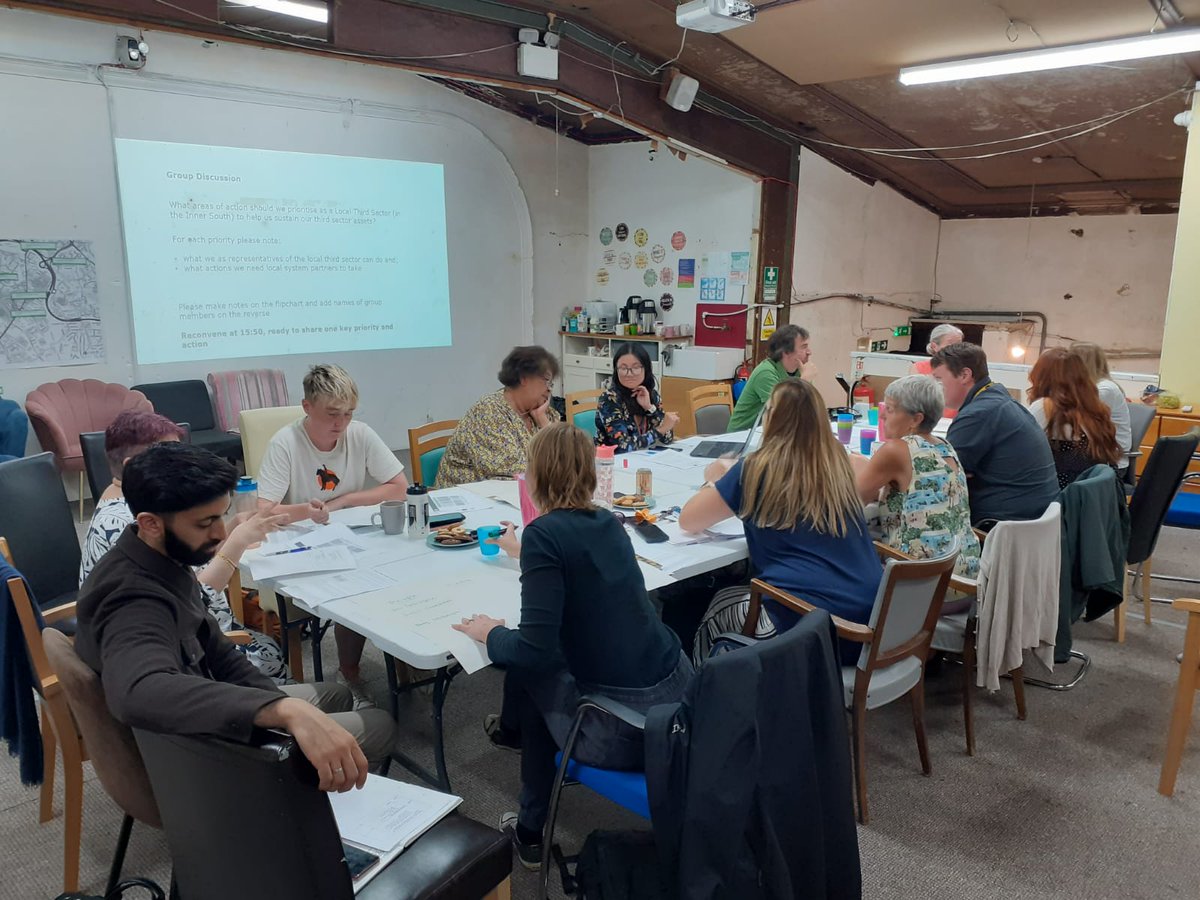 KarlRWitty's tweet photo. Big thanks to @StLukesCares_DR, Kate and the @StLukesCARES team for hosting today's Inner South Communities LCP - Third Sector involvement group meeting, where we discussed 'Sustaining our Third Sector Assets'. Further thanks to presenters and members for the valuable discussion. https://t.co/Zaa8i20zeD