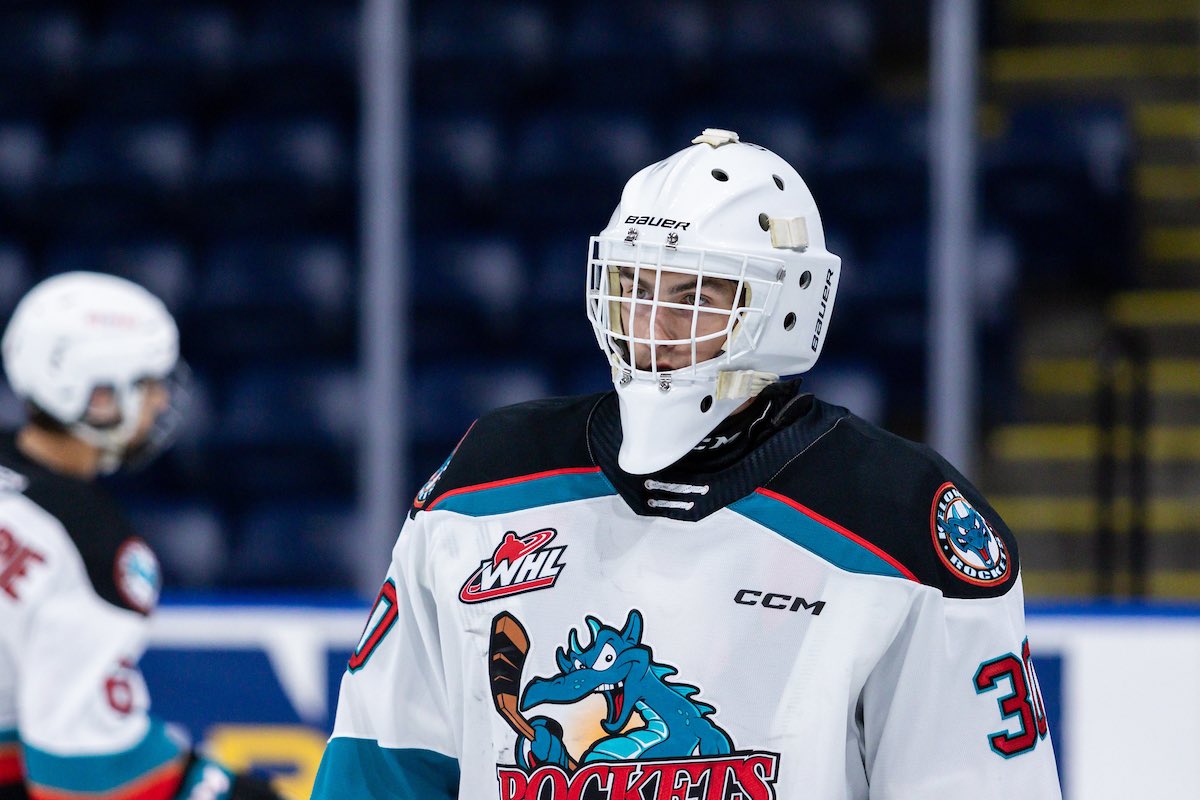 RocketFANdotca's tweet photo. .@Kelowna_Rockets goalie Jari Kykkanen will attend the Young Stars tournament in Penticton as a member of the @calgaryflames https://t.co/Y8nrkqgAd3