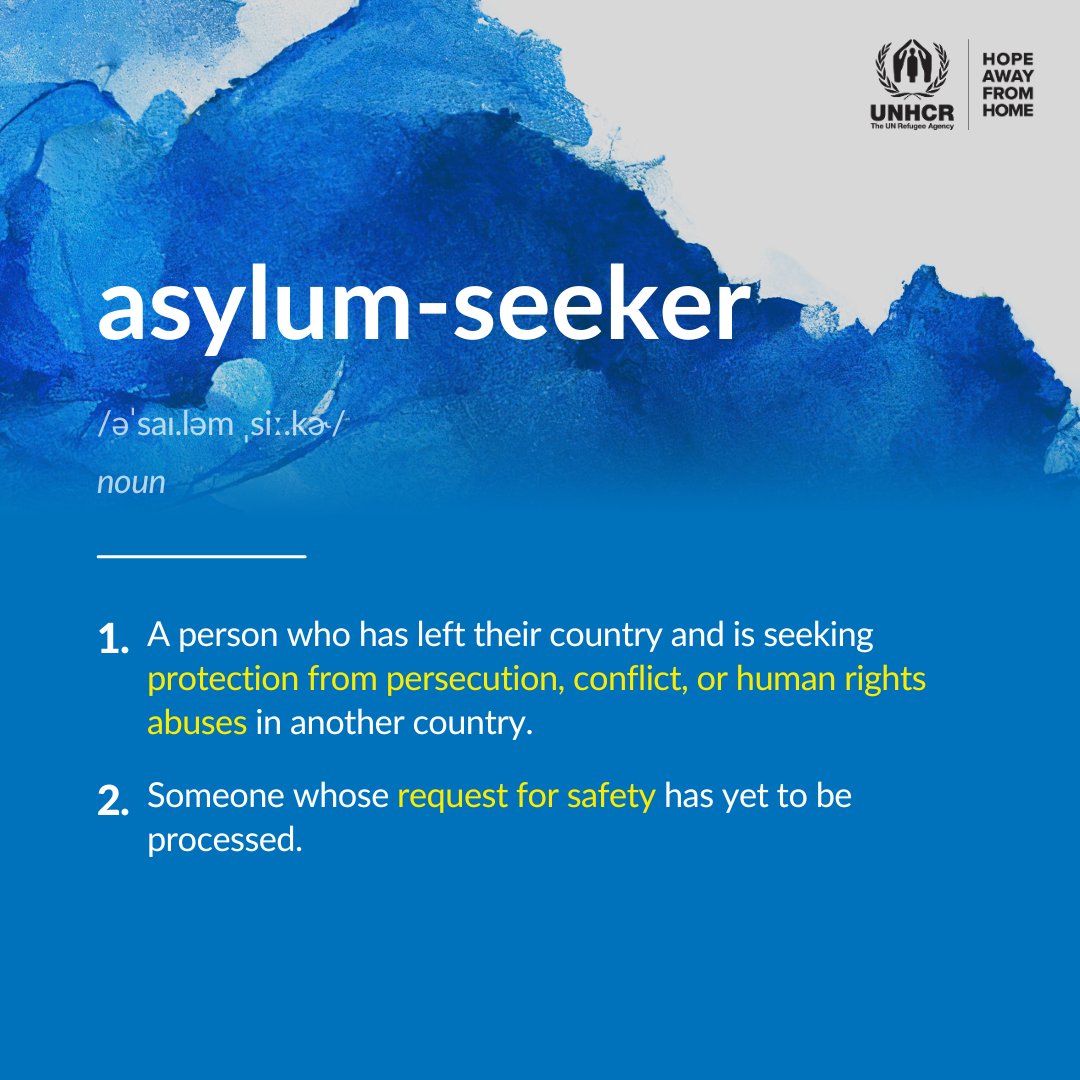 The right to seek asylum belongs to all. Anyone #ForcedToFlee deserves the right to do so with safety and dignity. #HopeAwayFromHome

✍️ Learn more, sign our petition: unhcr.org/hope
