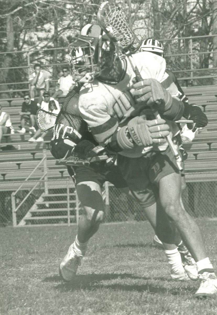 DukeMLAX's tweet photo. 22 years ago today, our very own Peter Ortale ('87) died in the World Trade Center's south tower.

We will never forget. 💙 https://t.co/4ThAitglzd