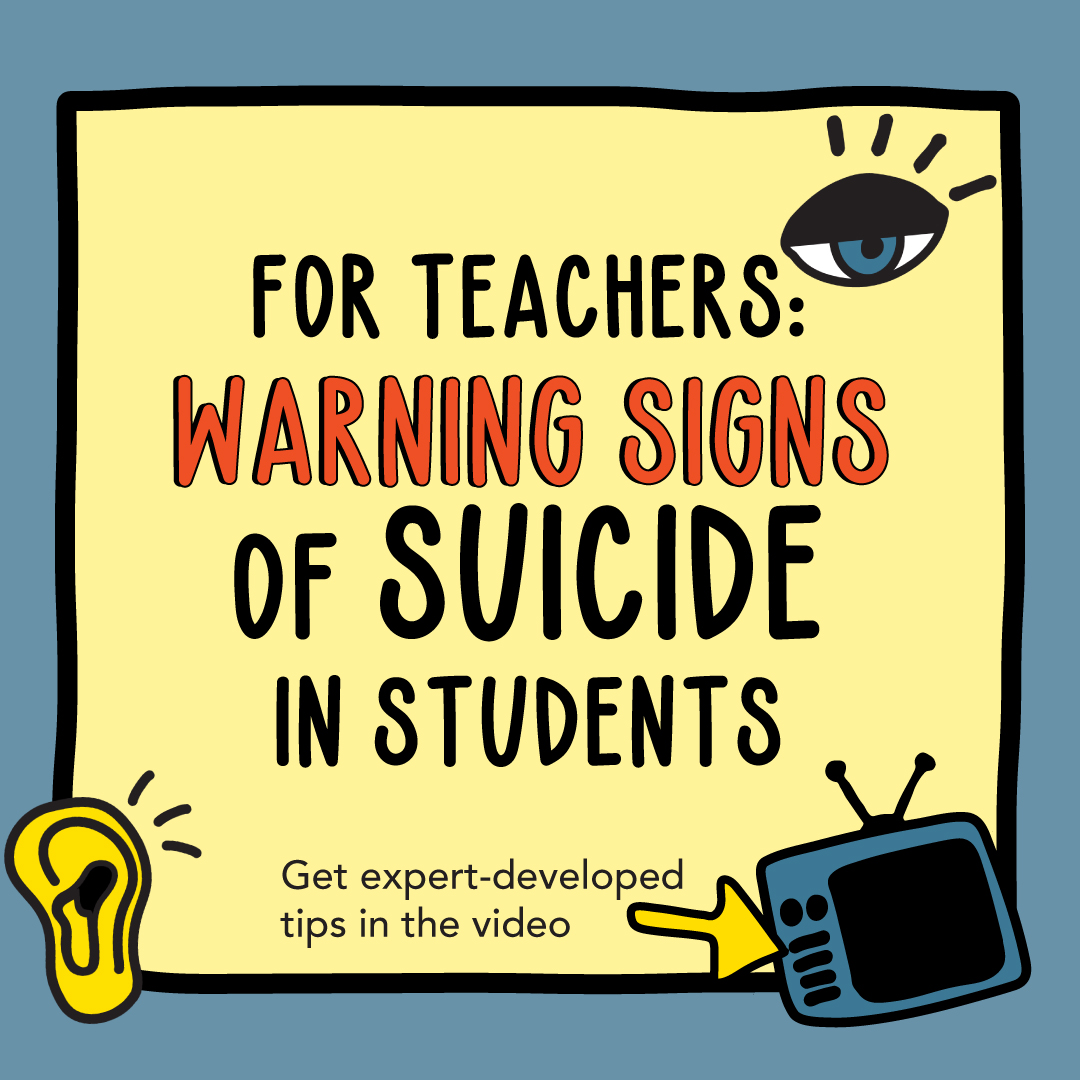 The Kids Mental Health Foundation (@kidsmhf) on Twitter photo 🚨Teachers! Our executive clinical director Dr. <a href="/ArianaHoet/">Ariana Hoet, PhD</a> talks to <a href="/JohnAckerman78/">John Ackerman</a>, Clinical Psychologist at The Center for Suicide Prevention & Research, about warning signs of #suicide in students. Watch and share. bit.ly/3RmSAp7 #OnOurSleeves #SuicidePrevention 🚨Teachers! Our executive clinical director Dr. <a href="/ArianaHoet/">Ariana Hoet, PhD</a> talks to <a href="/JohnAckerman78/">John Ackerman</a>, Clinical Psychologist at The Center for Suicide Prevention & Research, about warning signs of #suicide in students. Watch and share. bit.ly/3RmSAp7 #OnOurSleeves #SuicidePrevention