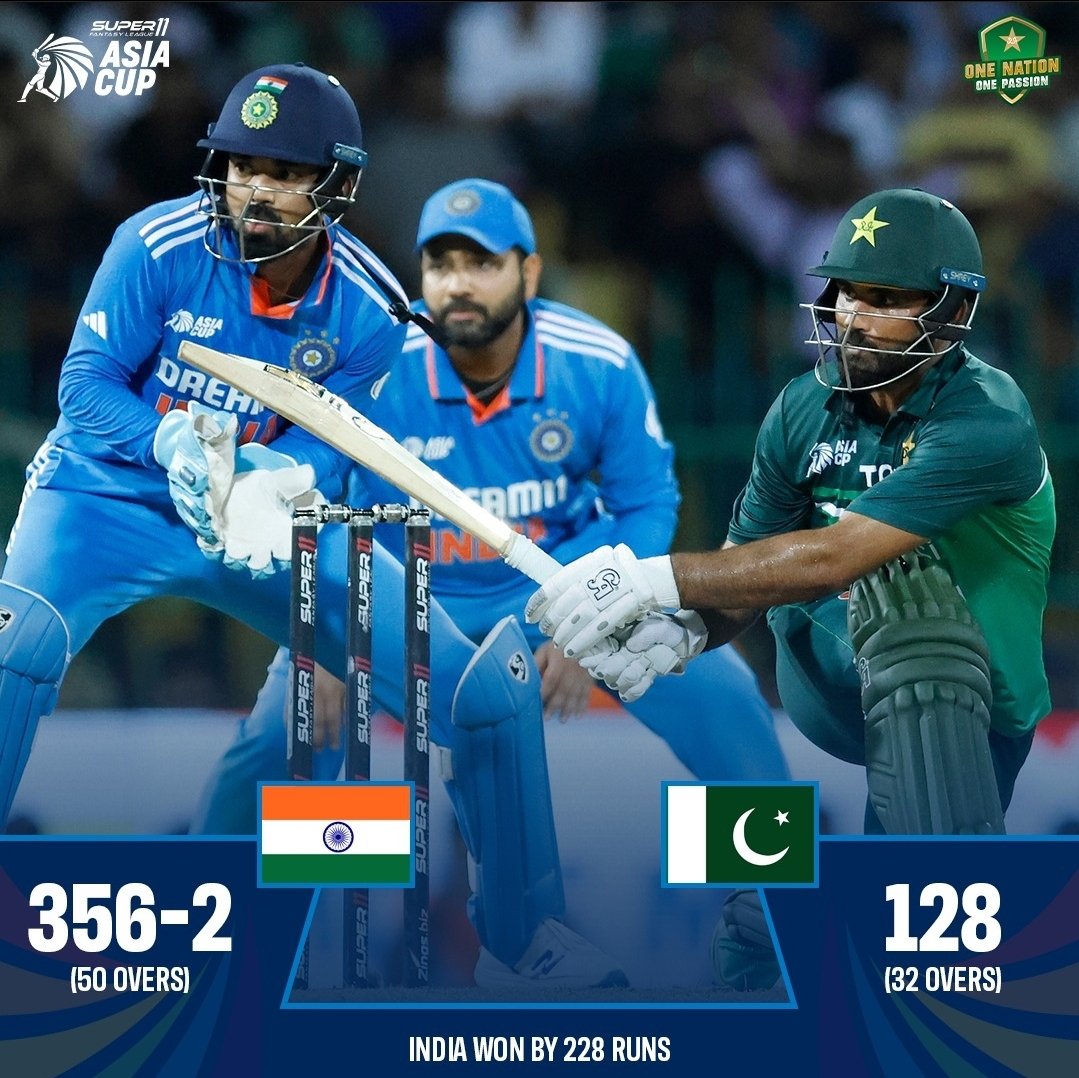 iamAshirr's tweet photo. Though we lost, we'll learn from our mistakes, believe in our strengths, and strive for better. 🏏👊 We're determined to give our best in the next matches.
And don't forget, we are a No. 01 ODI side. 🇵🇰🌟

#INDvsPAK | #AsiaCup23 | #pakvsind2023 https://t.co/2enmUVvXG4