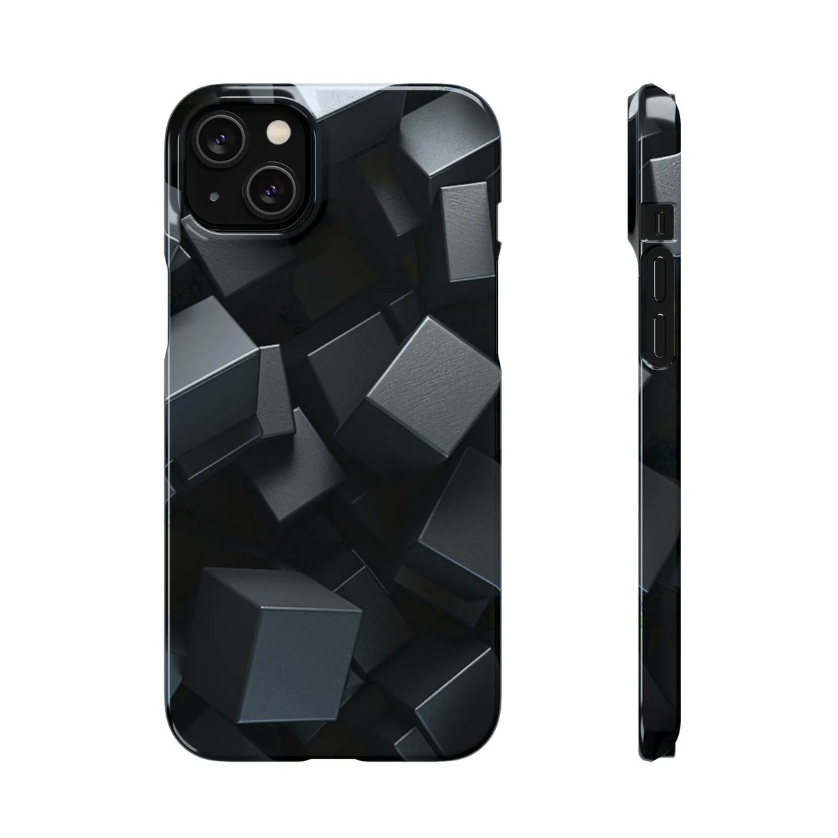 APhonyCase's tweet photo. DKLé likes cubes! And, when seeing the result, we agree! Available at https://t.co/J1M3ocVaBH 
#aphonycase #phonecase #iphone #pixel #galaxy #art #artist #black #cube https://t.co/VIU9AOf3h0