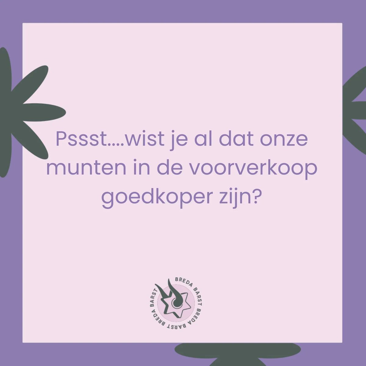Makkelijker kunnen we het niet maken, wel leuker
bit.ly/3EAlLQU 
📆 Breda Barst vrijdag 15 en zaterdag 16 september