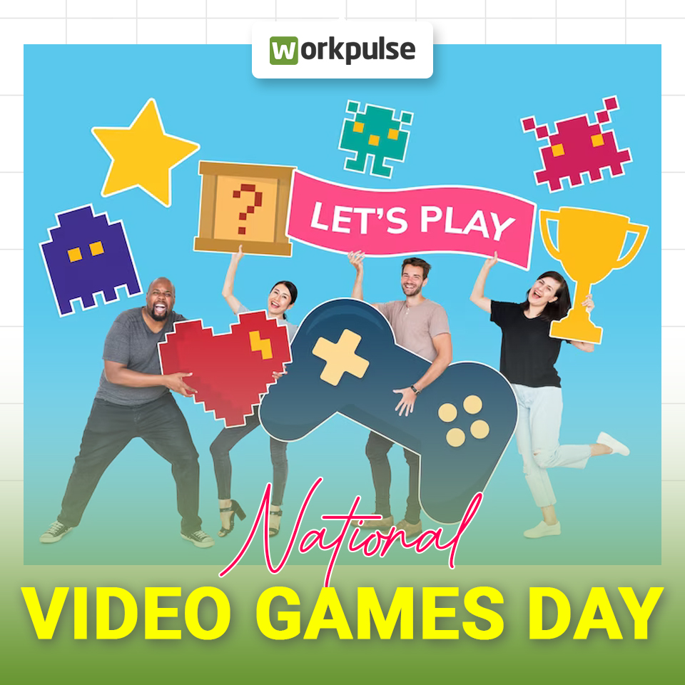 WorkpulseQSR's tweet photo. Happy National #VideoGames Day! 🎮🕹️ 
Grab your controllers and get ready for some fun-filled gaming sessions. And what better way to fuel your gaming adventures than with delicious #Donuts from Dunkin'​ and mouthwatering #IceCreams from Baskin Robbins? 🍩🍦 #Workpulse https://t.co/QTemqPgwBd