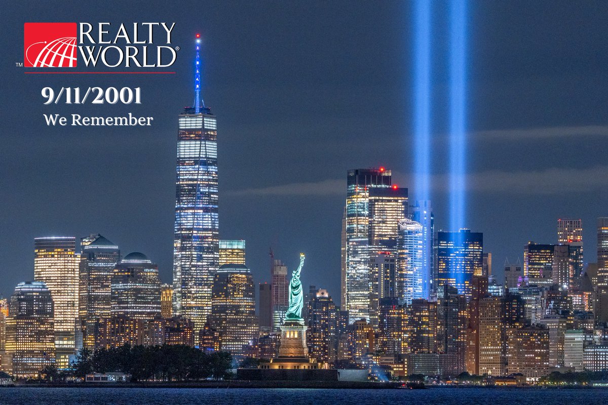 realtyworldinc's tweet photo. 🕊️ **Realty World Remembers - 22 Years Later**

Today, as we stand amidst the hustle and bustle of our everyday lives, we take a solemn moment to reflect and remember. It's been 22 years since the events of September 11th unfolded, changing our world forever. We remember the ... https://t.co/FW9tIEKlae