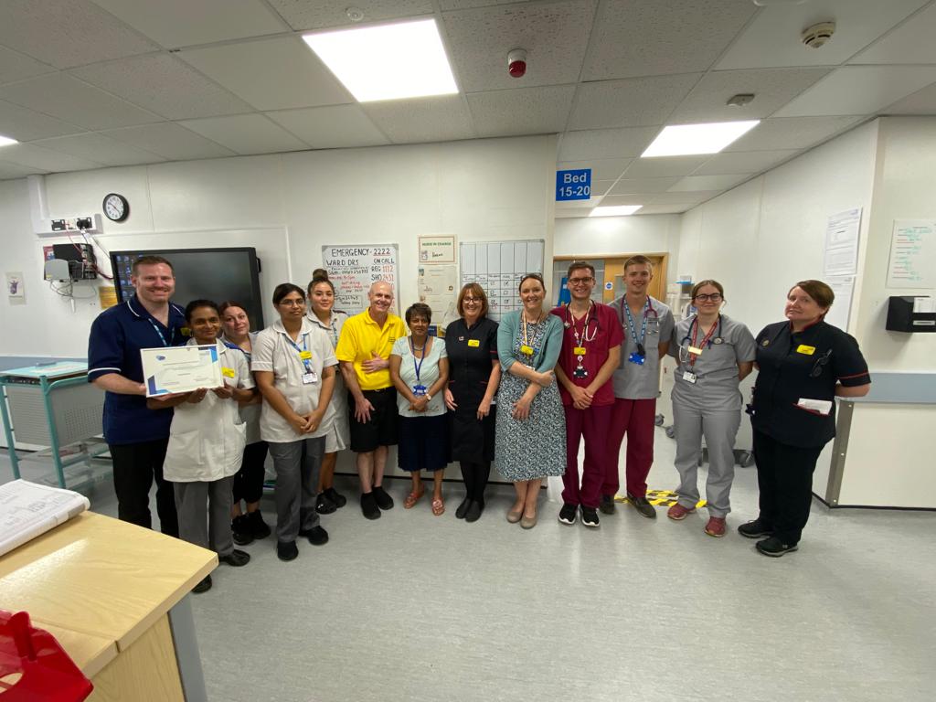 What a day of celebrations @uhbwNHS. 7 clinical areas achieving their multiprofessional clinical accreditation awards. Silver accreditation to the adult emergency department, A528 and A522 within the medical division. @deirdre_fowler1 @HayleyLong18 @TinaJohno2605 @jodysaunders90