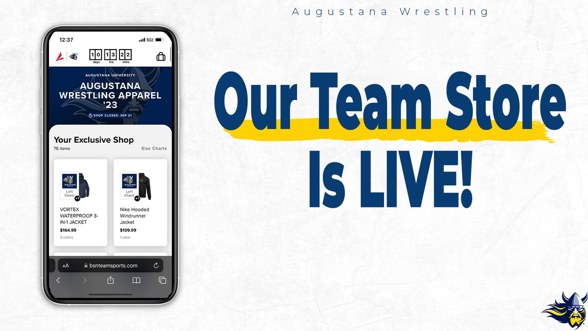 We're open for business!⚔️

🛒➡️bsnteamsports.com/shop/23AUWREST

#BuildingChampions | #VikingTough