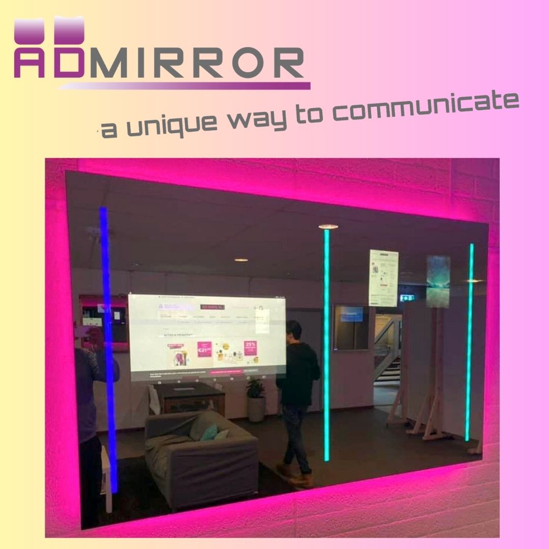 A twin panel digital display Admirror designed to show the information you want, when you want it.
With a pink backlight, this unit is ideal for pubs and clubs.
admirror.ie
#backlitadmirror #admirror #custommirrors #IoT #Ireland #communicate #marketing #communication